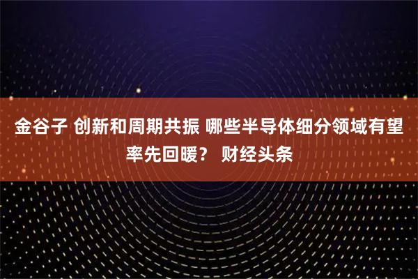 金谷子 创新和周期共振 哪些半导体细分领域有望率先回暖？ 财经头条